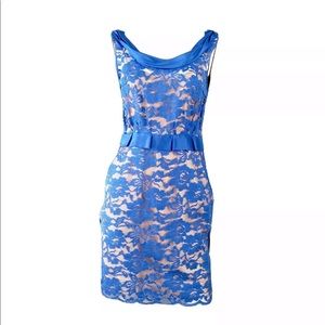 Calypso St. Barth XS Lace Satin Peplum Pockets